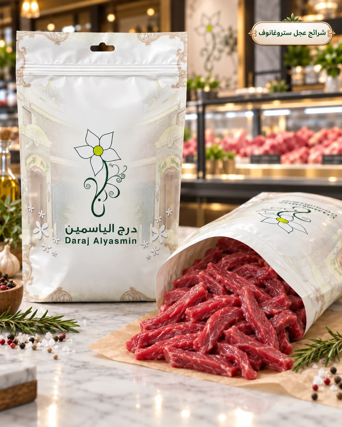 شرائح عجل ستروغانوف